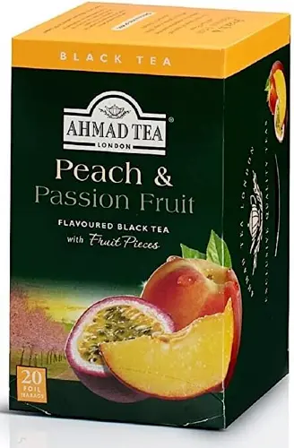 Ceylon AHMAD TEA Peach & Passionfruit Tea 20 Alu Foil Tea Bags