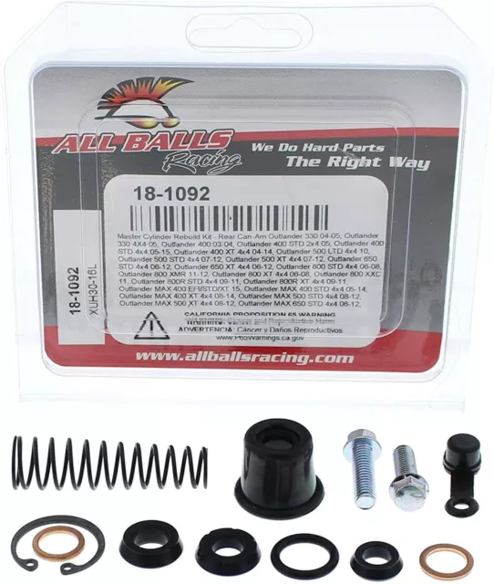 Kit RIPARAZIONE per Pompa Freno POSTERIORE Can Am Outlander 500 LTD 4x4 2010 3