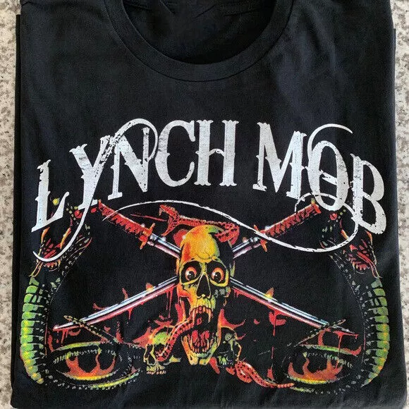 Rare Wicked Sensation Lynch Mob Cotton Black Shirt All size AB8273