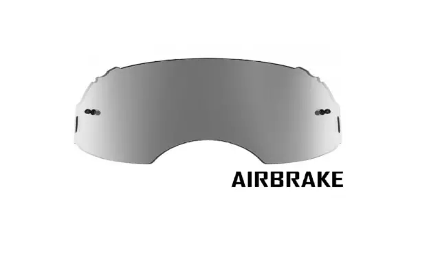 Goggle Shop Détachable Lentille Pour Oakley Airbrake Lunettes Motocross - Argent