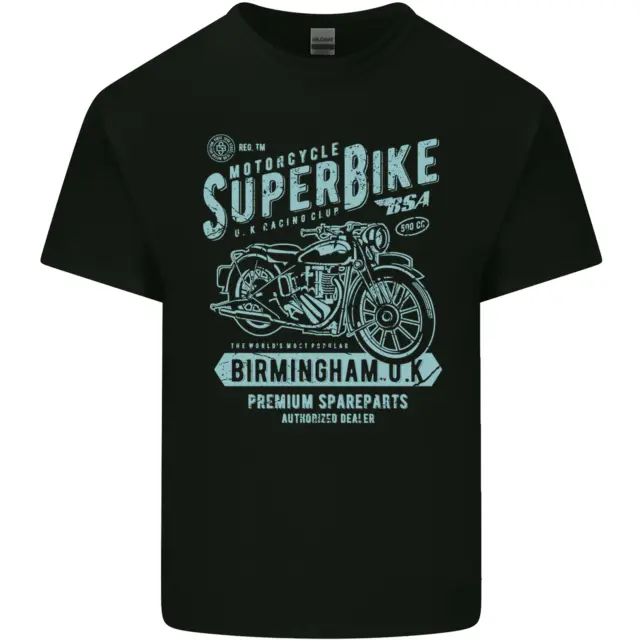 Superbike Birmingham Motorcycle Biker Kids T-Shirt Childrens
