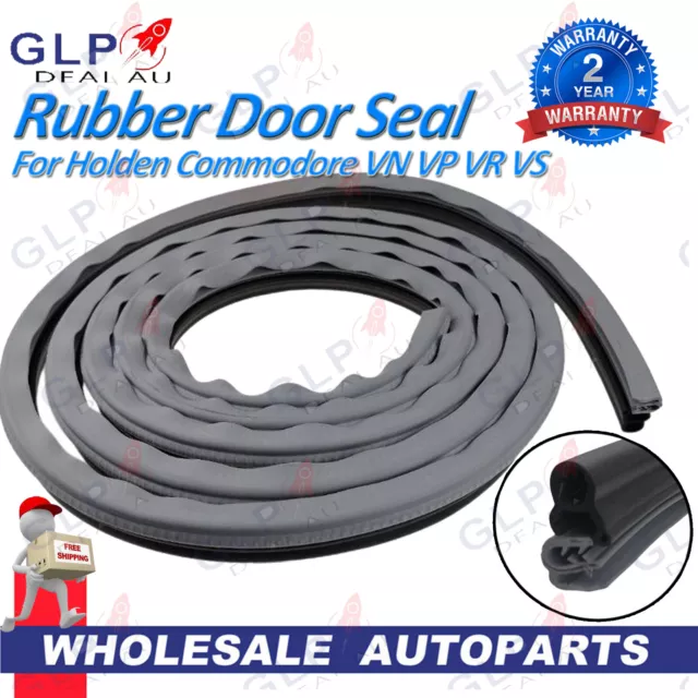 Rubber Door Seal Front or Rear Grey For Holden Commodore VN VP VR VS