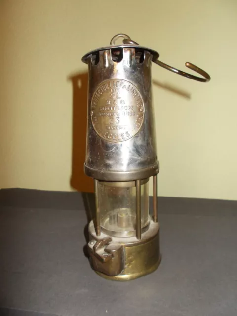 ALTE ORIGINAL ECCLES TYP SL MINERS LAMPE DAVY LAMPE SAFTY LAMPE Nr. 33