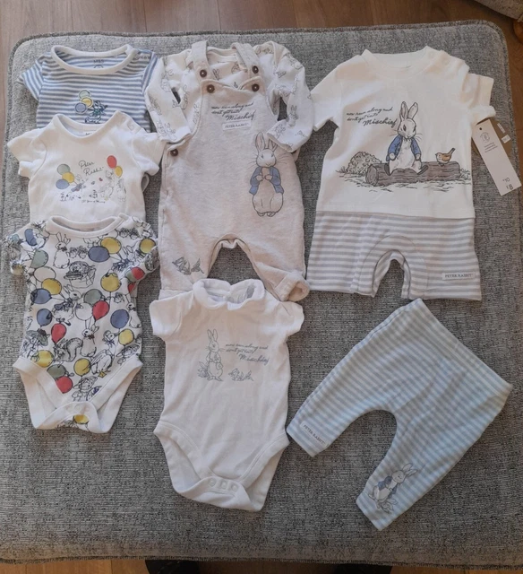 Pacchetto vestiti bambini Peter Rabbit 0-3 mesi