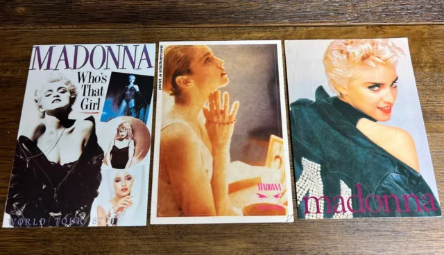 MADONNA Who’s That Girl Tour Postcard Lot Unused