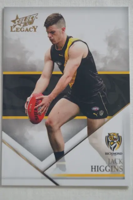 Richmond Tigers AFL-VFL Football Select Legacy In Action Card Jack Higgins