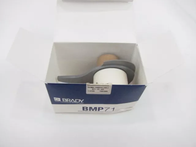 New Brady M71-23-423 White Ribbon Cartridge 100 Roll