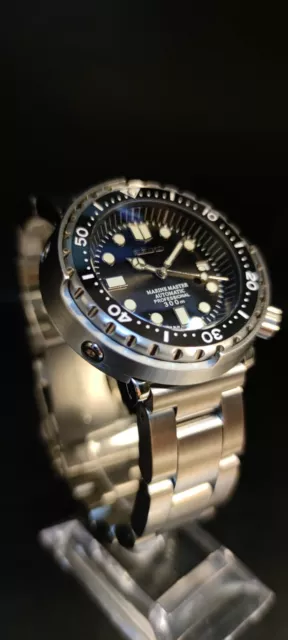 watch seiko  Mod Marinemaster  tuna  nh35