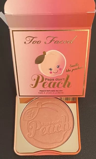 Too Faced Sweet Peach Papa Don't Peach Blush - 2016 AUTHENTIC