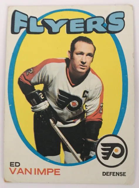1971-72 Topps Hockey #126 EX Ed VanImpe Philadelphia Flyers NHL