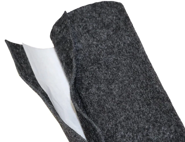 Moquette acustica adesiva grigio antracite fonoassorbente 70x140cm