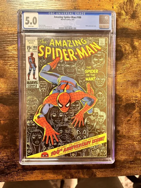 Amazing Spider-Man #100 CGC 5.0 White Pages