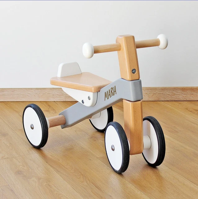 Trotteur Pour Bébé En Bois Du 19ème Siècle - Rare - Transformable En Table Basse - Occasion