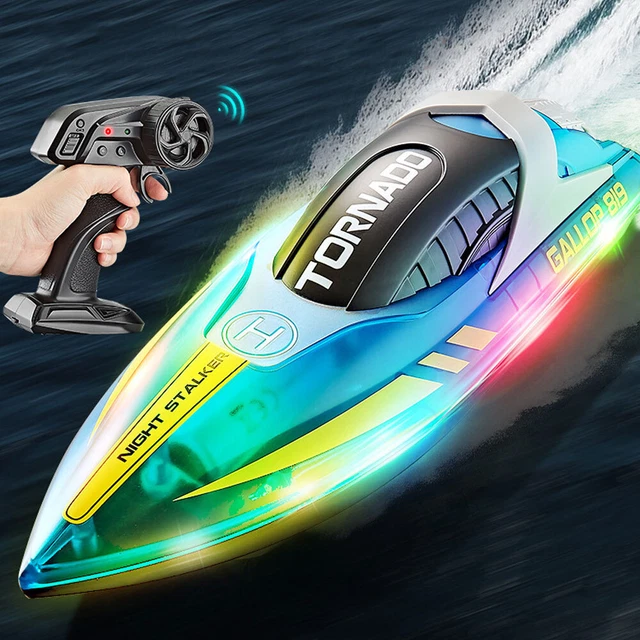 2.4GHZ RC RACING Boat 15KM/H High-Speed Power Electric Remote Control ...