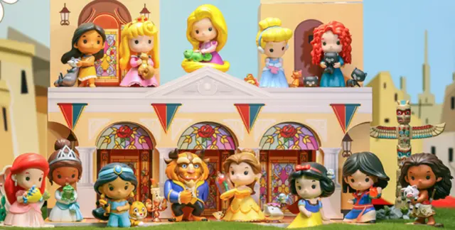 Modellino scatola cieca confermata POP MART Disney Princess Fairy Tale Friendship Series