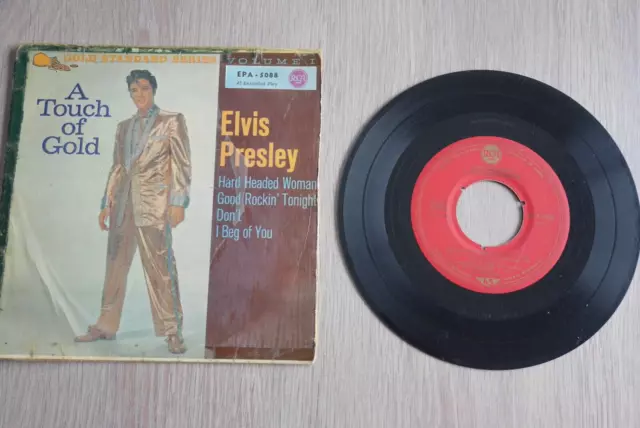 Vinyle  45 Tours  -  Elvis Presley -  A Touch Of Gold