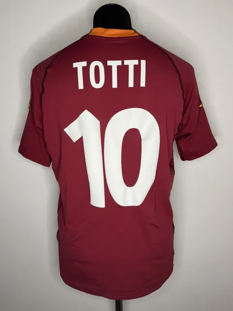 AS Rom Trikot/ 2000/01/ Totti/ #10/ L-XL/ Roma/ „INA“/ Maglia/ Calcio 2