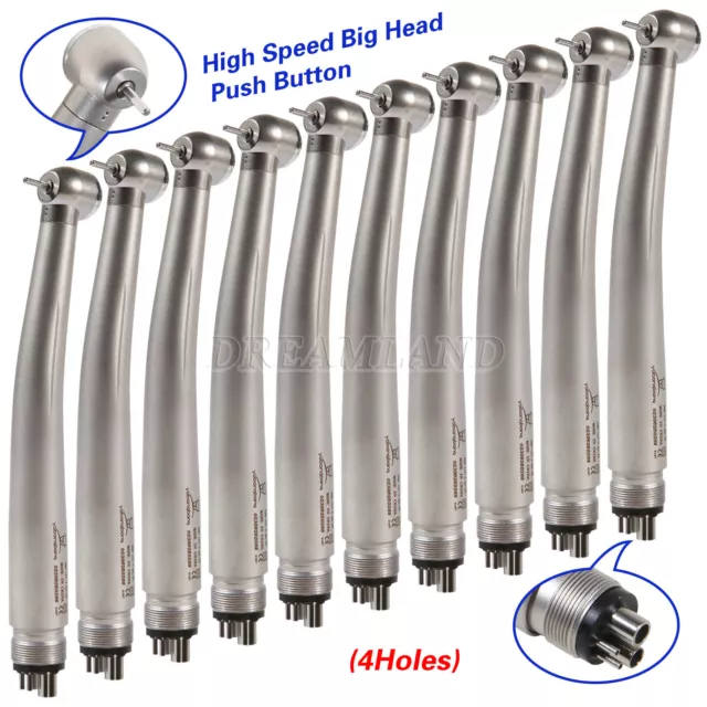 10 x Dental High Speed Handpiece Turbine 4 hole NSK Style UK 3