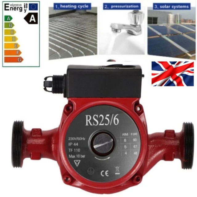 CENTRAL HEATING WATER Circulation Pump Hot Water Recirculating Pump