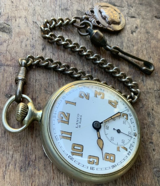 WW2 YEARS HI Grade LANCO Langendorf Watch Company Reloj de pulsera