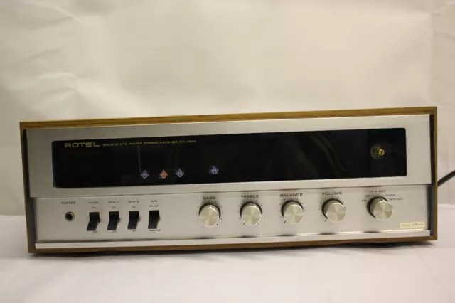 Rotel Rx-150A Solid State Stereo Receiver Amplifier Phono Vintage