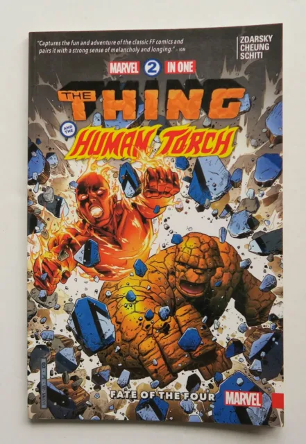 Marvel 2-In-One V 1 Fate of the Four Thing Human Torch Graphic Novel Comic Book