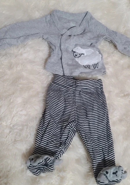 Preemie Baby Boy Outfit. Just one you by Carters. 2 piece infant boys outfit