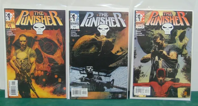 The Punisher Vol 3 & 4 LOT 23 Comic Books 1999 2000 Marvel Knights Garth Ennis 2