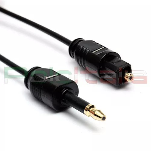 Câble Da 1 À 5m Audio Toslink Mini Plug Jack 3,5mm Optique Numérique