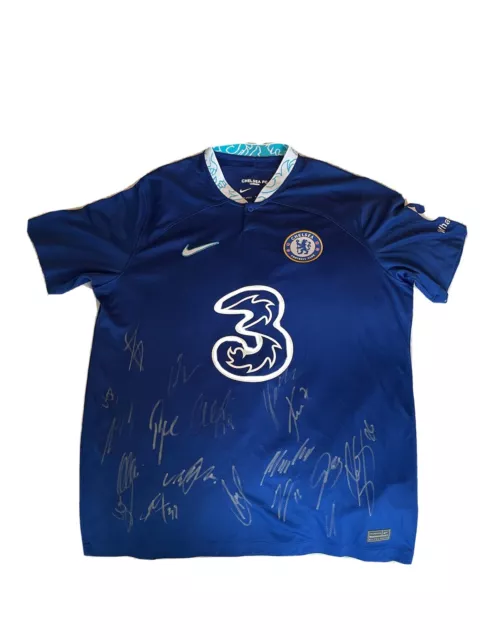 Chelsea F.C. 2022-23 Squad Signed Shirt