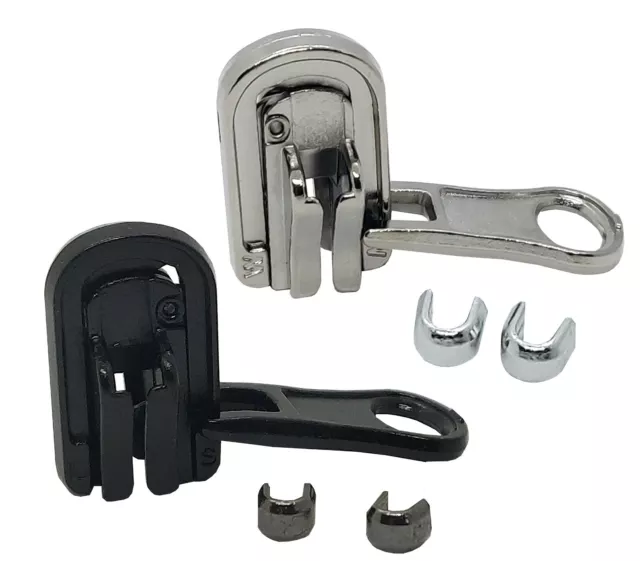 Reversible Zipper Sliders, Size #5 for Chunky Plastic/Vislon Zip Pull repair