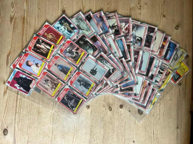 Star Wars 1980 Topps Trading Cards Empire Strikes Back Full Set Series 1 Vintage