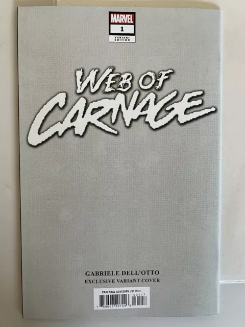 Web of Carnage 1 Gabrielle Dell Otto trade variant exclusive NM (2023) Venom 3