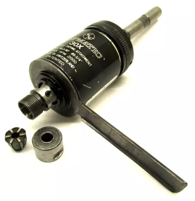 TAPMATIC #0-1/4" REVERSIBLE TAPPING HEAD ATTACHMENT w/ 1/2" SHANK - #30X