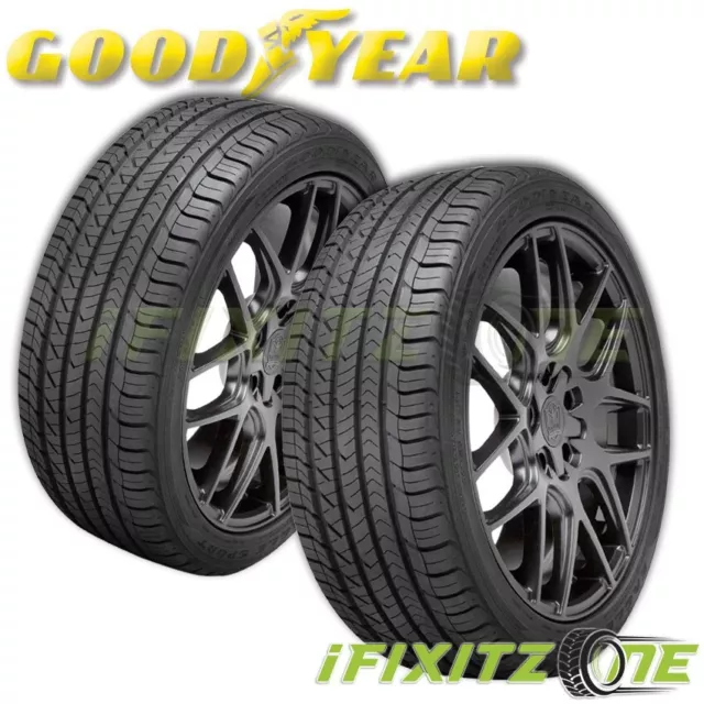 2 Goodyear Eagle Sport All Season 255/55R20 107H 50K Mileage Warranty A/S Tires