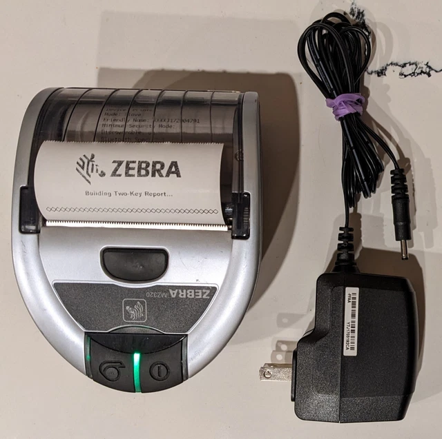 ZEBRA IMZ320 MOBILE Thermal Wireless Receipt 3" Printer with Battery