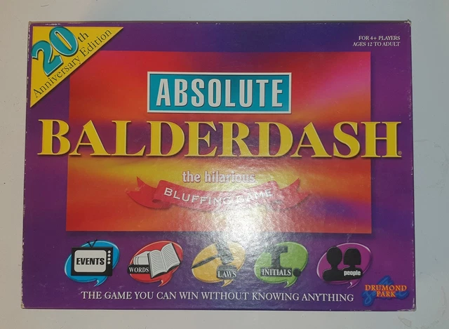 20th Anniversary Edition gioco da tavolo assoluto Balder per famiglie divertenti giochi per feste