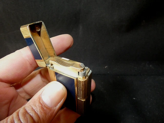 Boutons de manchette anciens, timbre ORIA rond, or, art nouveau