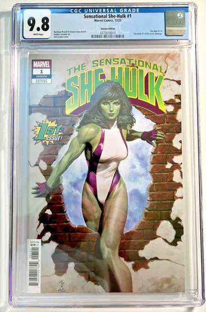 Sensational She-Hulk  # 1 CGC 9.8 (Marvel 2023) Adi Granov  Variant Cover