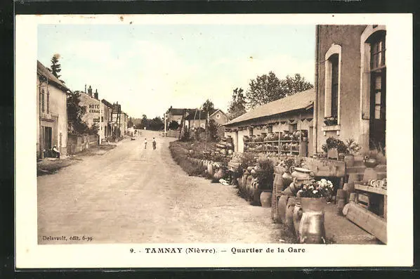 CPA Tamnay, Quartier de la Gare