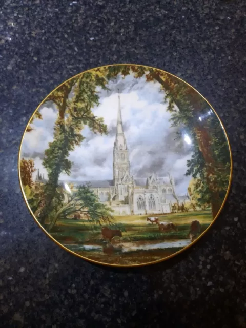 Crown Staffordshire Salisbury Cathedral Collector's Plate