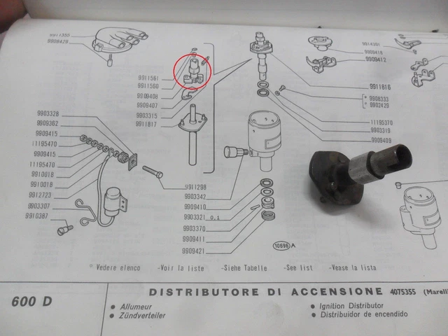 Kit Contatti Distributore Intermotor Standard 25000 – Per Ducellier, Peso 0.03 Kg, Qualità OEM - 3