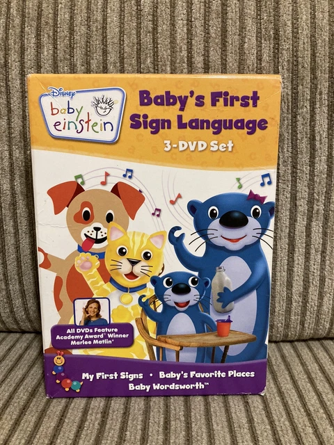 DISNEY'S BABY EINSTEIN Baby's First Sign Language Educational 3 Disc ...