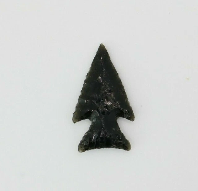 TED ORCUTT NORTHWEST COAST OBSIDIAN FLINT EXOTIC POINT - RARE - CIRCA 1900's