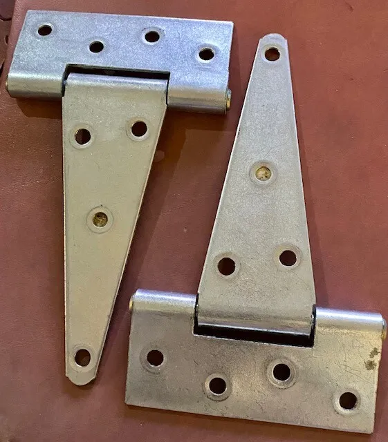 National Hardware 286BC Extra Heavy T Hinge Zinc Plated 6" N129-171 - Lot of 2
