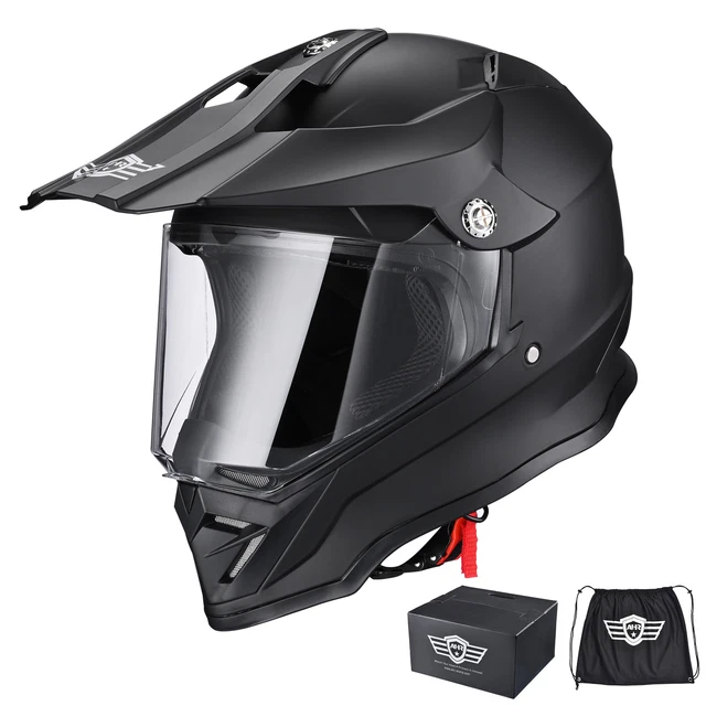 AHR H-VEN35 Dual Sport Motorcycle Helmet DOT Approved Dirt Bike Off Road ATV XXL