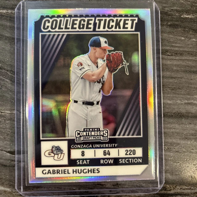 2022 Elite Extra Edition College Tickets SP Optic Chrome Prizm Gabriel Hughes
