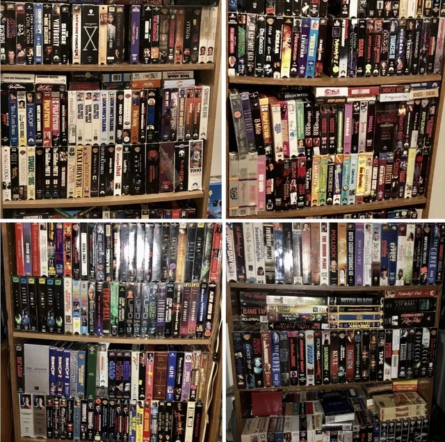 HUGE LOT OF 40 Movies Vhs Tapes Horror Comedy Drama More Quick Shipping