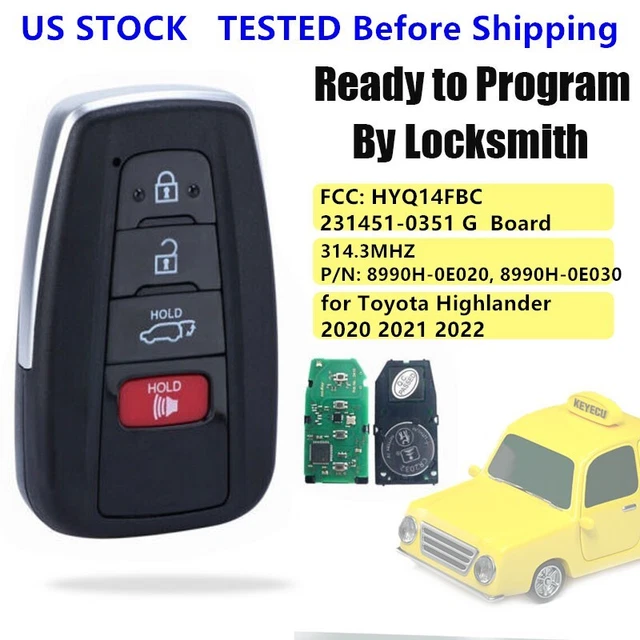 Unlock Toyota Highlander Without Key