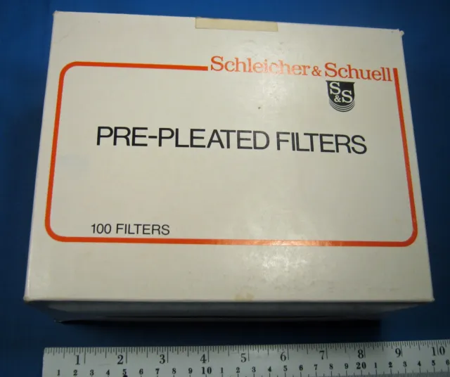 Schleicher & Schuell Folded Filters #588 32 Cm Free Shipping     E